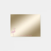 Elegant Stijlvol, Meisjes, Roze Flamingo Post-it® Notes (Voorkant)
