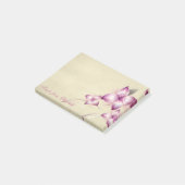 Elegant Stijlvol Meisjesachtig , Bloemen Post-it® Notes (Schuin)
