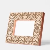 Elegant stijlvol modern bloemmotief gegraveerde lijstjes (Links)