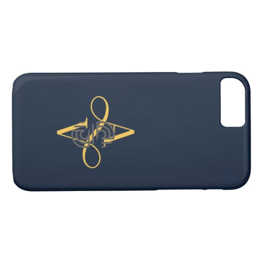 Elegant stijlvol modern Case-Mate iPhone case (Achterkant (Horizontaal))