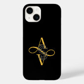 Elegant stijlvol modern Case-Mate iPhone case (Achterkant)