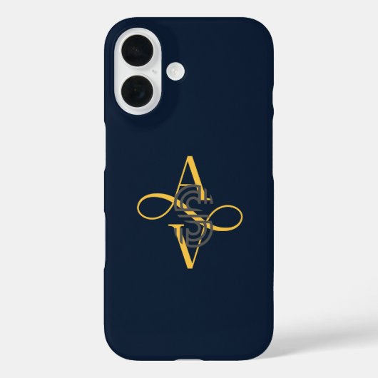 Elegant stijlvol modern Case-Mate iPhone case (Achterkant)