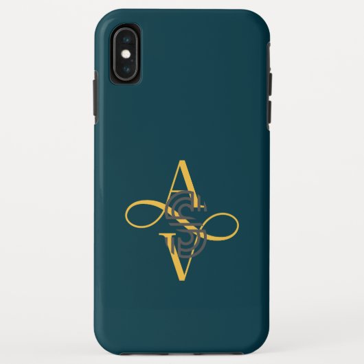Elegant stijlvol modern Case-Mate iPhone case (Achterkant)