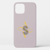Elegant stijlvol modern Case-Mate iPhone case (Achterkant)