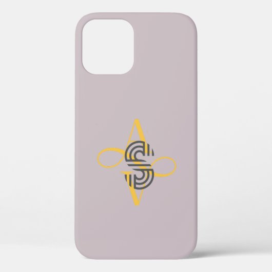 Elegant stijlvol modern Case-Mate iPhone case (Achterkant)