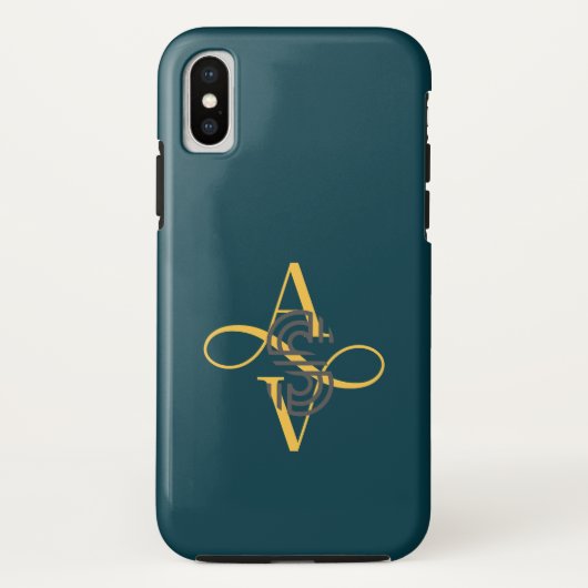 Elegant stijlvol modern Case-Mate iPhone case (Achterkant)