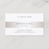 Elegant stijlvol, modern design, professioneel, zi visitekaartje (Voorkant)