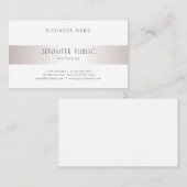 Elegant stijlvol, modern design, professioneel, zi visitekaartje (Voorkant / Achterkant)