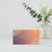 Elegant stijlvol, modern, eenvoudig Stip Visitekaartje (Staand voorkant)