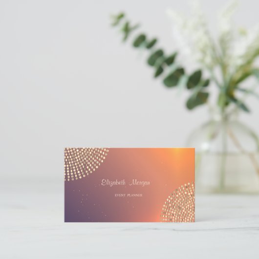 Elegant stijlvol, modern, eenvoudig Stip Visitekaartje (Staand voorkant)