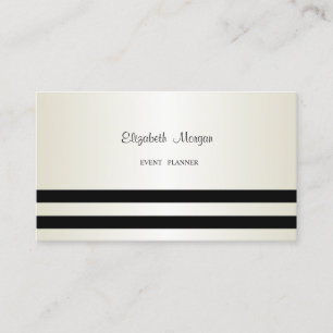 Elegant stijlvol, modern, gestreept visitekaartje