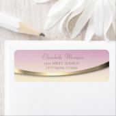 Elegant stijlvol modern Gold Ombre Etiket (Insitu)