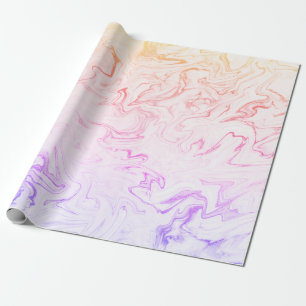 Elegant stijlvol, modern holografisch marmer cadeaupapier