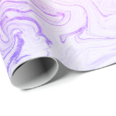 Elegant stijlvol, modern holografisch marmer cadeaupapier (Rol Hoek)