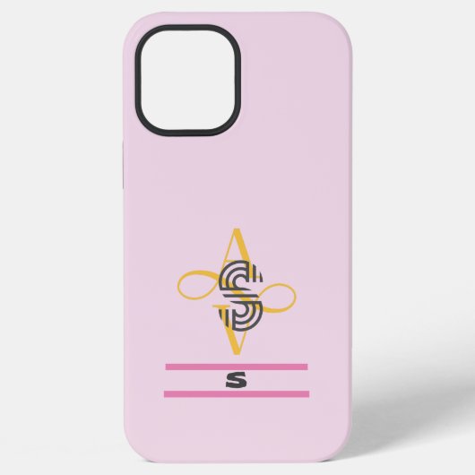 Elegant stijlvol modern iPhone hoesje (Achterkant)
