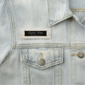 Elegant stijlvol modern, Lijst, Glitter Bokeh Naamplaatje (In situ)