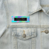 Elegant stijlvol, modern, Lijst, holografisch Naamplaatje (In situ)