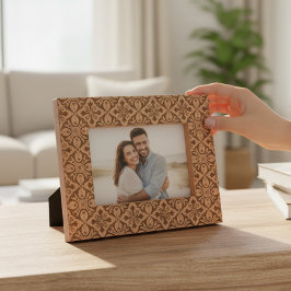 Elegant stijlvol modern patroon gegraveerde lijstjes