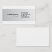 Elegant stijlvol, modern, professioneel luxe visitekaartje (Voorkant / Achterkant)
