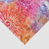 Elegant Stijlvol Modern Trendy White Mandalas Tissuepapier (Detail)