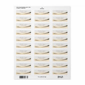 Elegant Stijlvol Modern Verfijnd Etiket (Full Sheet)