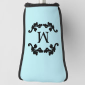 Elegant stijlvol monogram damast motief golfheadcover (Draai 90)