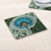 Elegant  Stijlvol Nieuw Nieuw Nieuw Kunst Kartonnen Onderzetters (Schuin)