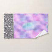 Elegant stijlvol Ombre Iridescent Glitter Shiny Bad Handdoek (Handdoek)