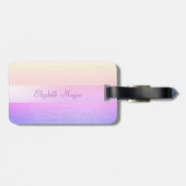 Elegant stijlvol ontwerp, glitter High Hiel Bagagelabel (Achterkant horizontaal)