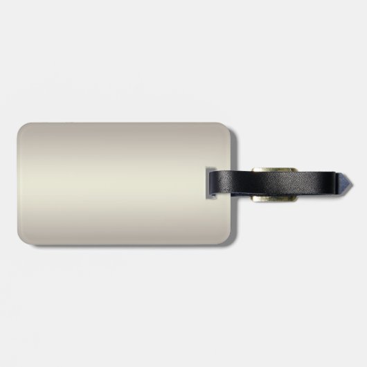 Elegant stijlvol ontwerp - Slanke Folie - Confetty Bagagelabel (Achterkant horizontaal)