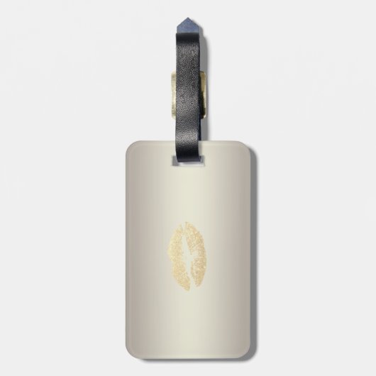 Elegant stijlvol ontwerp - Slanke Folie - Vertrouw Bagagelabel (Achterkant verticaal)