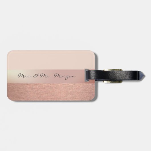 Elegant stijlvol ontwerp, vogels bagagelabel (Achterkant horizontaal)