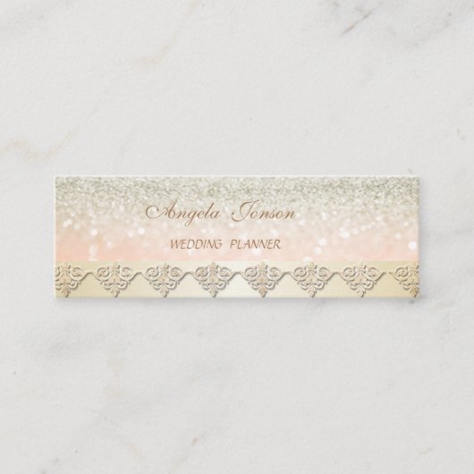 Elegant stijlvol ontwerp, voorlopig mini visitekaartje (Voorkant)