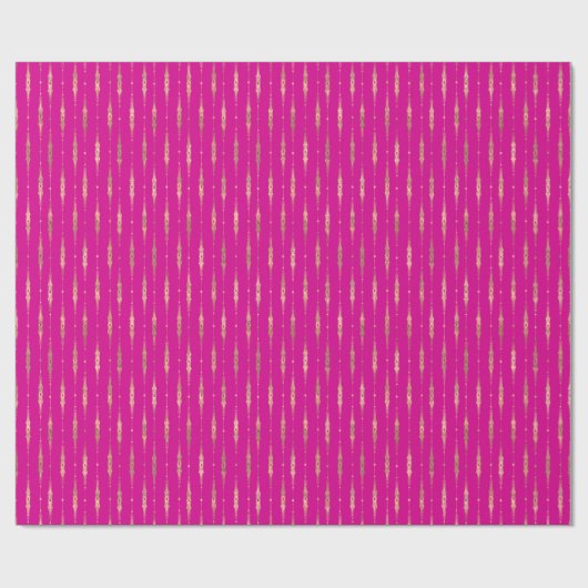 Elegant stijlvol, opgerold Gold-patroon  Cadeaupapier (Vlak)