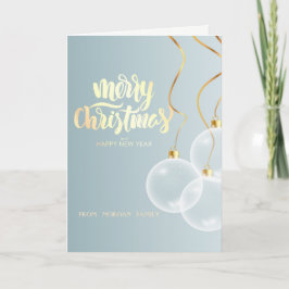 Elegant stijlvol Ornament voor kerstballen Feestdagen Kaart