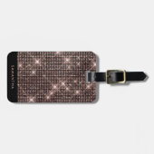 Elegant stijlvol, persoonlijk bagagelabel (Voorkant horizontaal)