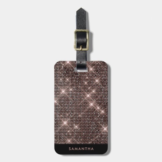 Elegant stijlvol, persoonlijk bagagelabel (Voorkant verticaal)