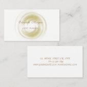 Elegant Stijlvol Proesional - White Visitekaartje (Voorkant / Achterkant)