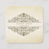 Elegant stijlvol, professioneel, , Lijst Vierkante Visitekaartje (Voorkant)