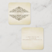Elegant stijlvol, professioneel, , Lijst Vierkante Visitekaartje (Voorkant / Achterkant)