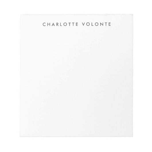 Elegant stijlvol, professioneel modern notitieblok (Voorkant)