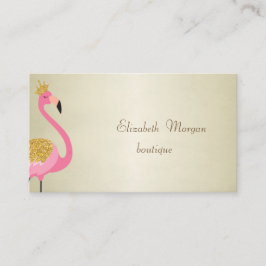 Elegant Stijlvol Profional Pink Flamingo Visitekaartje