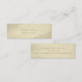 Elegant stijlvol Romantic, kant Mini Visitekaartje (Voorkant / Achterkant)