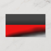 Elegant stijlvol rood donkergrijs visitekaartje (Achterkant)
