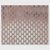 elegant , stijlvol roos goudfolie - poolpuntenpatr cadeaupapier (Vlak)