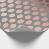 elegant , stijlvol roos goudfolie - poolpuntenpatr cadeaupapier (Hoek)