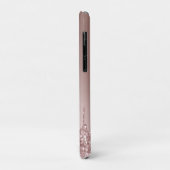 Elegant, stijlvol roos goudglitterdruppels Case-Mate iPhone case (Achterkant/links)