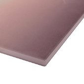 Elegant, stijlvol roos goudglitterdruppels snijplank (Hoek)