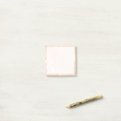  elegant stijlvol roos goudpatroon post-it® notes (Op bureau)