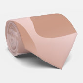 Elegant stijlvol roos goudpatroon stropdas (Opgerold)